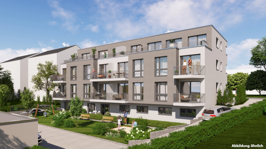Gartenansicht web Etagenwohnung Remscheid