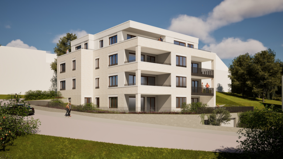 Stra�enansicht Etagenwohnung Essen