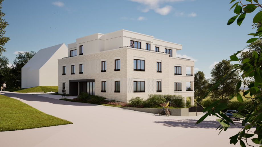 Stra�enansicht Etagenwohnung Essen