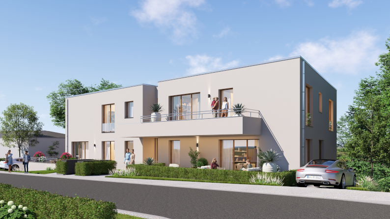 Stra�enansicht Erdgeschosswohnung Essen