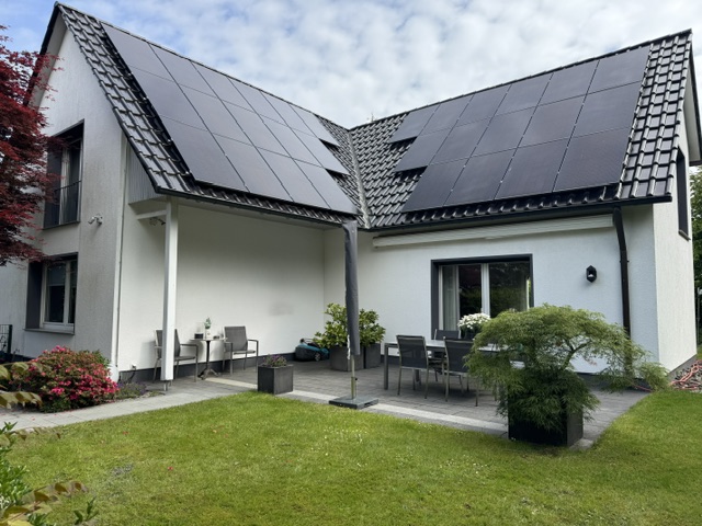 Gartenansicht Einfamilienhaus Essen