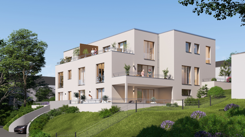 Gartenansicht Erdgeschosswohnung Essen