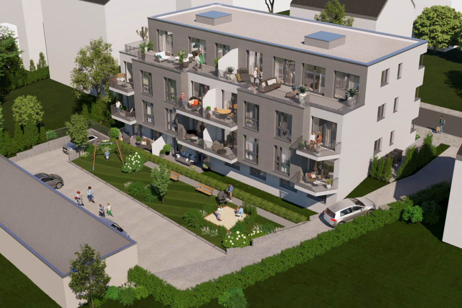 Ansicht von oben Etagenwohnung Remscheid